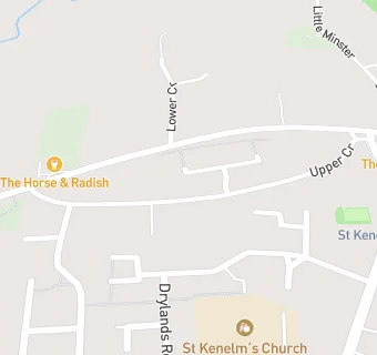 map for Minster Lovell Methodist Church