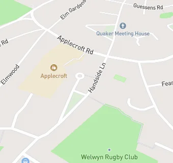 map for Handside Lane Surgery