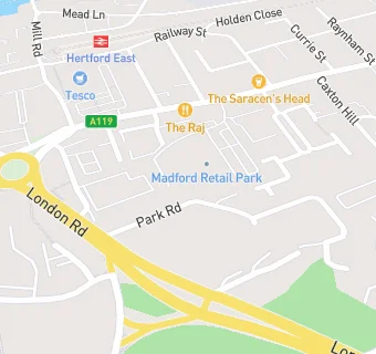 map for Nuffield Health