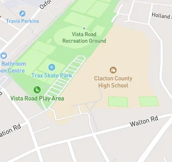 map for Clacton County High School