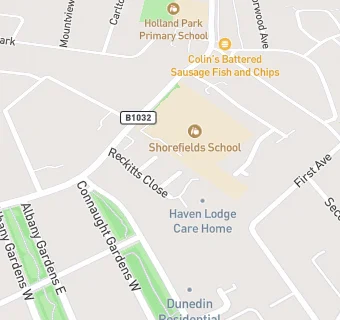 map for Haven Lodge Nursing Home