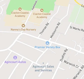 map for Asterbourne Chinese Takeaway