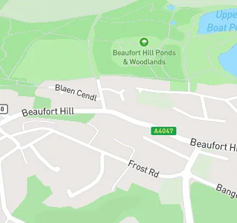 map for Beaufort Hill Primary School