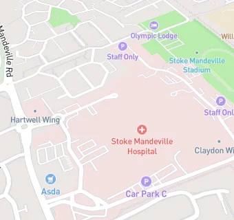 map for Sodexo Healthcare At Stoke Mandeville Hospital