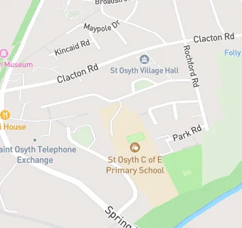 map for St Osyth Church of England Primary School