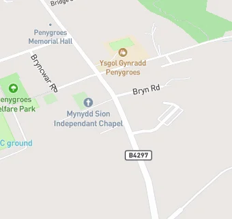 map for Cylch Meithrin Penygroes - Penygroes Welfare Hall