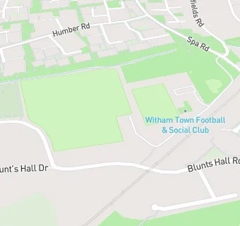 map for Witham Town Football And Social Club