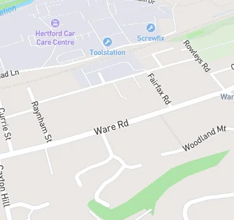 map for 77 Ware Road Surgery