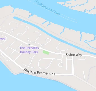 map for Orchards Holiday Village