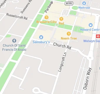 map for WGC United Reformed Church
