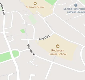 map for Redbourn Junior School