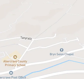 map for Ysgol Y Cribarth