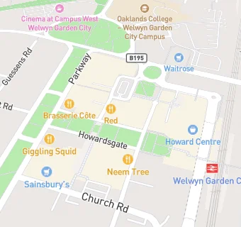 map for Cafe Nero