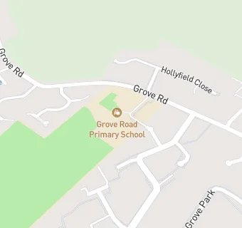 map for Grove Road Primary School