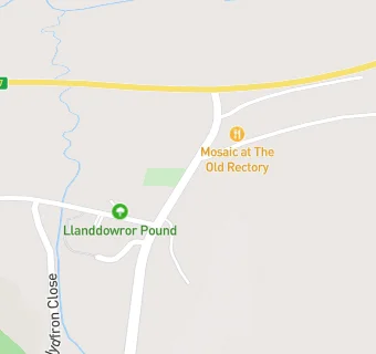 map for Llanddowror V.C.P. School