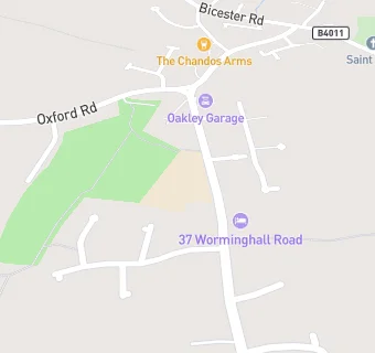 map for Oakley Church of England Combined School