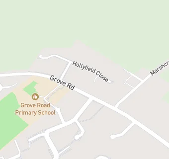 map for Grove Road Primary School