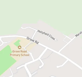 map for Grove Road Infant School