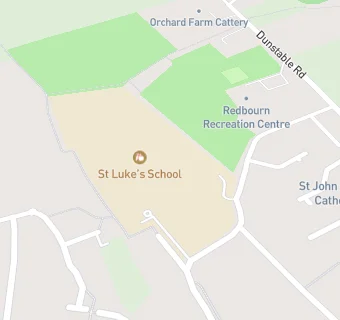 map for St Luke's School