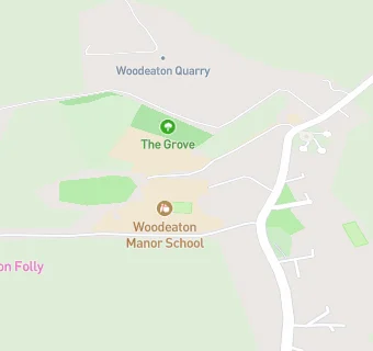 map for Woodeaton Manor School