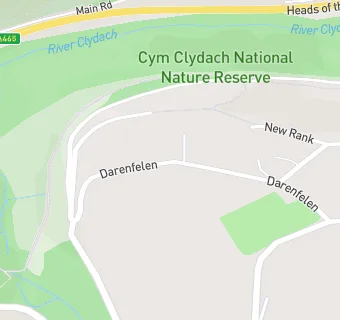 map for Darenfelin Junior & Infants School