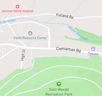 map for Glanamman Service Station