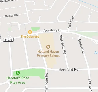 map for Holland Haven Primary School