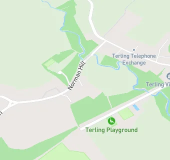 map for Terling Cricket Club