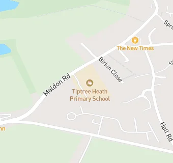 map for Tiptree Heath Primary School