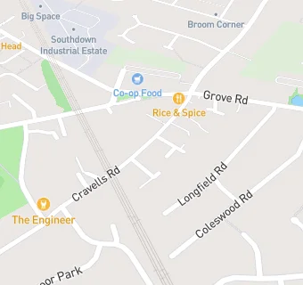 map for The Carpenters Arms Ph