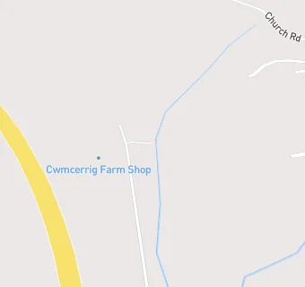 map for Cwmcerrig Farm Shop and Grill