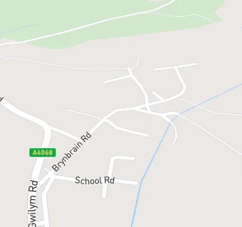 map for Ysgol Cefnbrynbrain