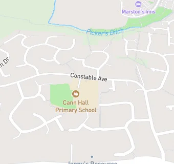 map for Cann Hall Primary School