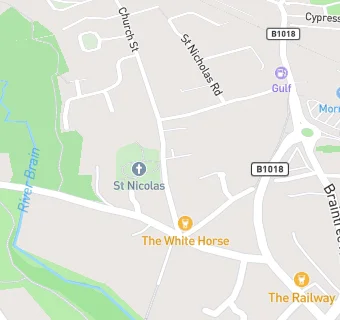 map for The White Horse PH