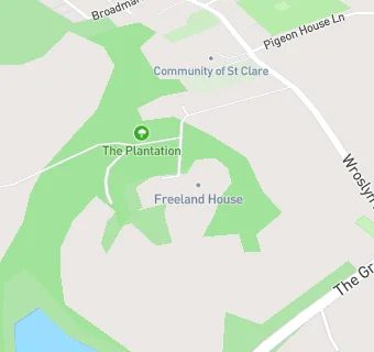 map for Caterplus At Minster Care Freeland House