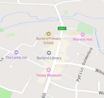 map for The Sweet Shop Burford