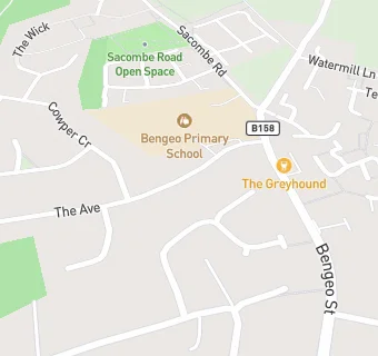 map for Bengeo Primary School