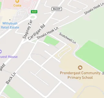 map for Prendergast Community School