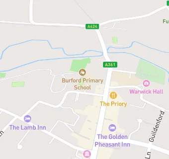 map for Burford Primary School