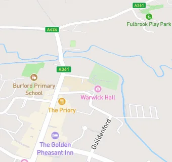 map for Burford Boarding School