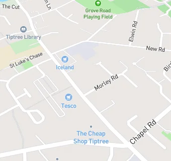 map for Tiptree Dental Surgery