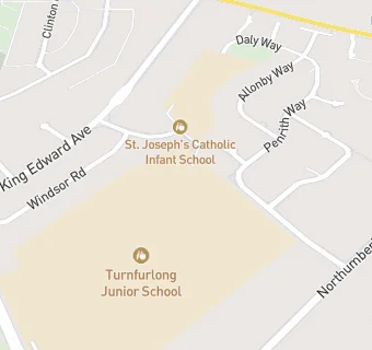 map for St Edward's Catholic Junior School