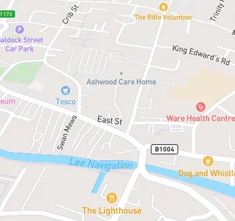 map for Wrights Fish And Chips