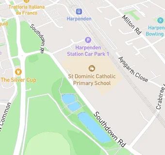 map for St Dominic R.C. Primary School