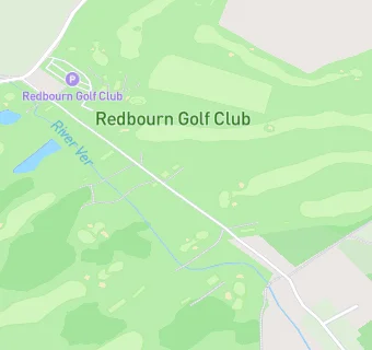 map for Redbourn Golf Club