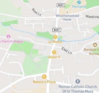 map for Wheathampstead Fryer