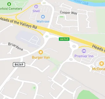 map for The Bridge Inn