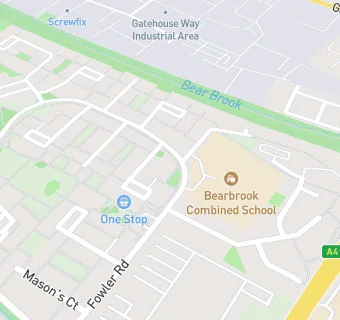 map for Busy Living Ltd At Bearbrook Combined School