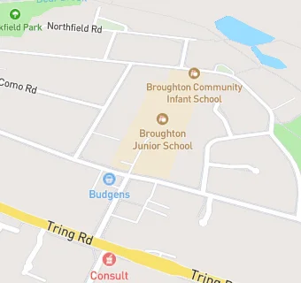 map for Broughton Junior School