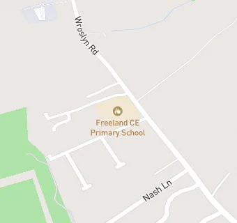 map for Freeland Church of England Primary School